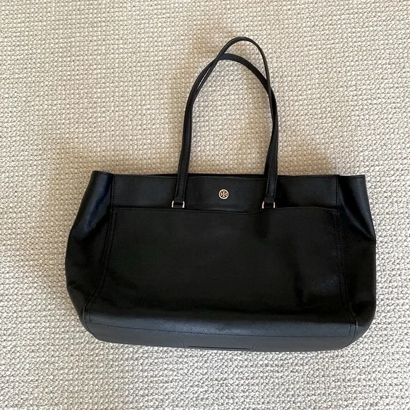 TORY BURCH Robinson Tote Large Laptop Saffiano Leather Satchel Purse & Dust Bag - Picture 4 of 13